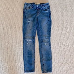 Garage Ripped Jeans, size 9